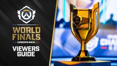 OWCS World Finals 2025 no DreamHack Stockholm, visualizadores guiam imagem promocional apresentando a copa OWCS