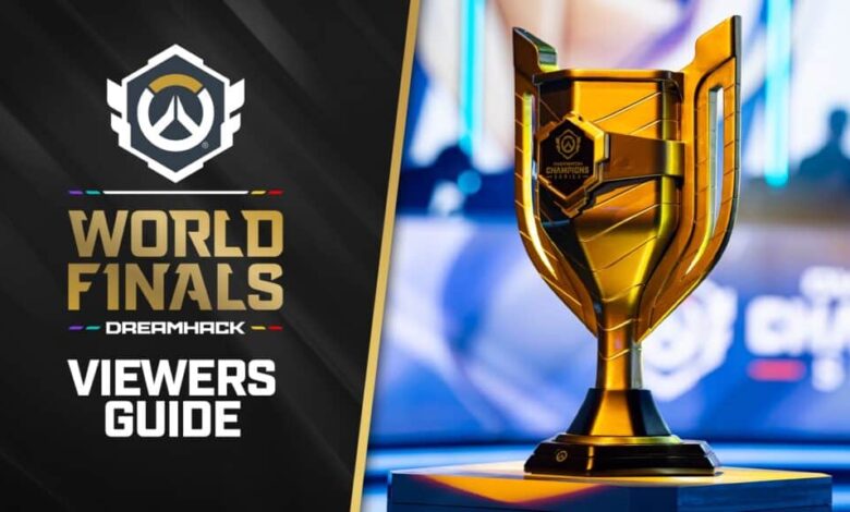 OWCS World Finals 2025 no DreamHack Stockholm, visualizadores guiam imagem promocional apresentando a copa OWCS