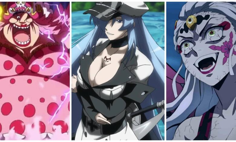 As melhores vilãs femininas de anime de todos os tempos