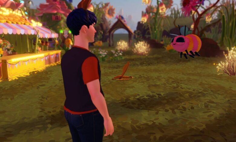 Como alimentar abelhas no Disney Dreamlight Valley