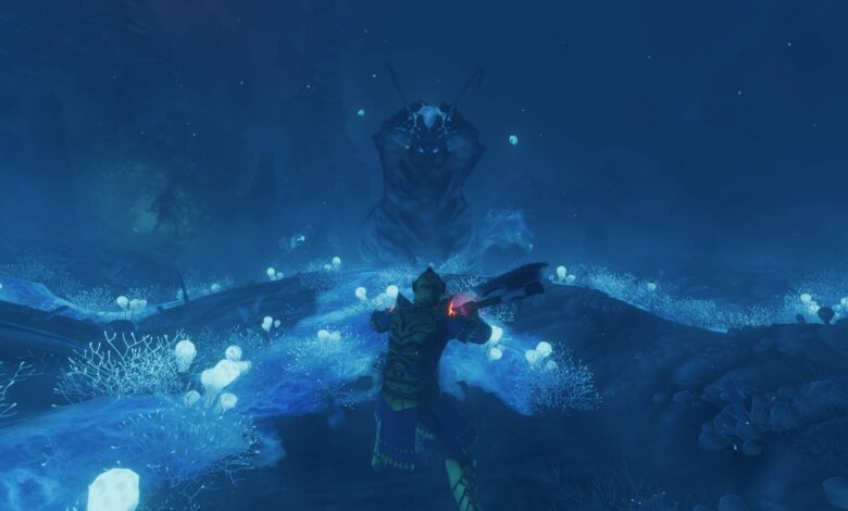 Envolto: localização de escamas de criaturas gigantes