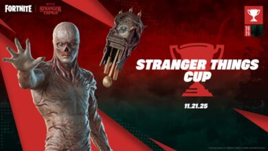 Skin Vecna ​​grátis da Fortnite Stranger Things Cup
