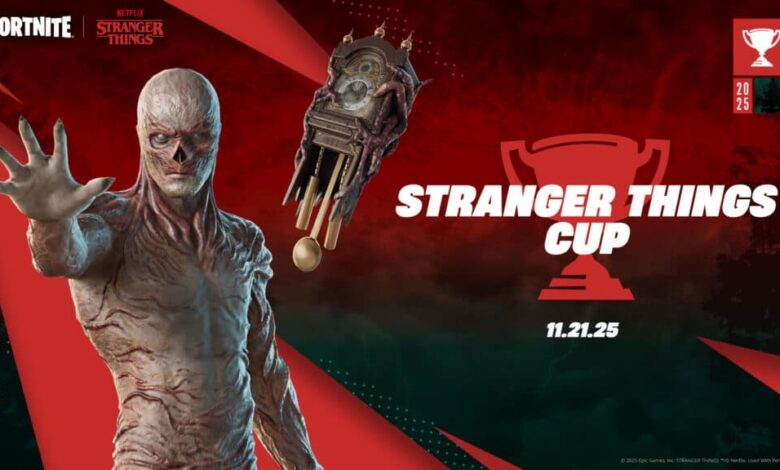 Skin Vecna ​​grátis da Fortnite Stranger Things Cup