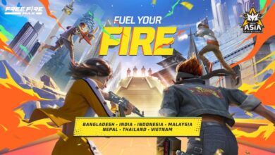 Pôster de anúncio do Free Fire MAX Asia Invitational 2025