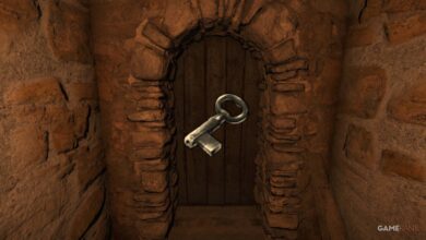 Localização da chave da porta da adega KCD2 (anamnese)