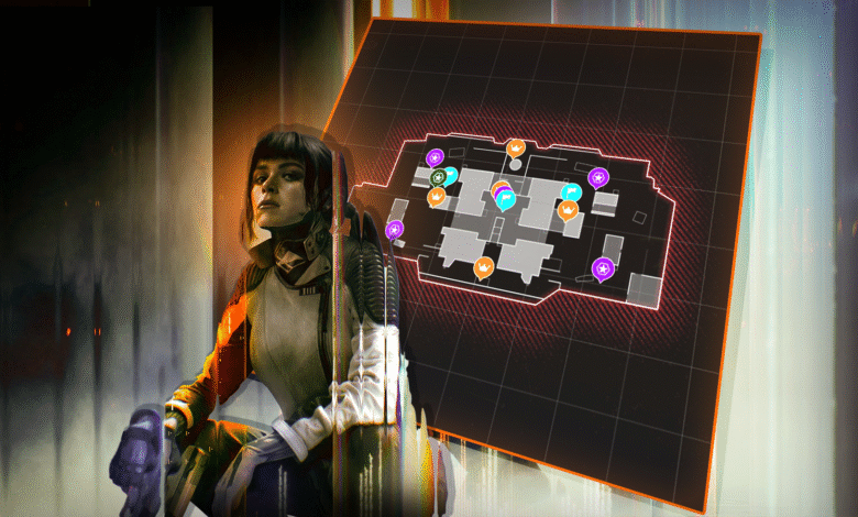 Mapa interativo carro-chefe multijogador do Black Ops 7