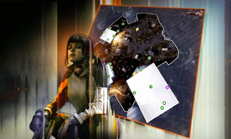 Mapa interativo da fazenda BO7 Zombies Vandorn