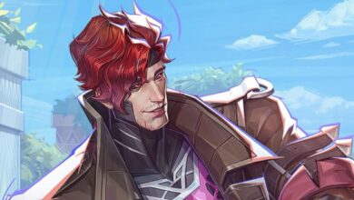 Arte de Gambit da Marvel Rivals