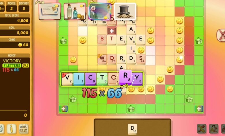 Novo jogo Steam é como Balatro encontra Scrabble