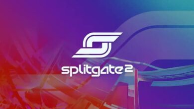 Logotipo e gráfico do Splitgate 2 para o relançamento de dezembro