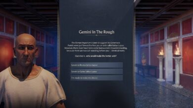 Você deve escolher Brutus ou Gaius In Anno 117 Pax Romana