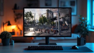 Uma ponte danificada e ruas bloqueadas mostram o campo de batalha alterado do Empire State em Battlefield 6