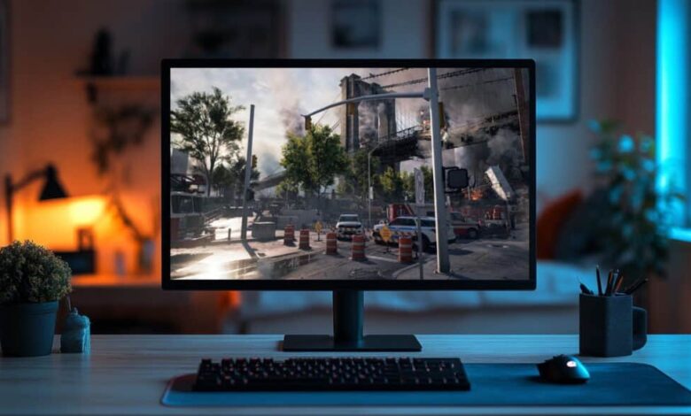 Uma ponte danificada e ruas bloqueadas mostram o campo de batalha alterado do Empire State em Battlefield 6