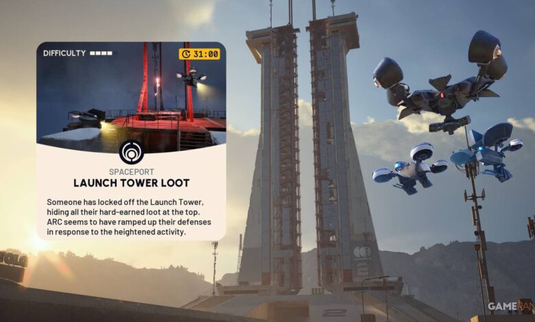 Como completar o saque da torre de lançamento em Arc Raiders