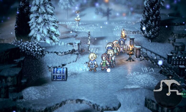 Como desbloquear baús azuis no Octopath Traveler 0