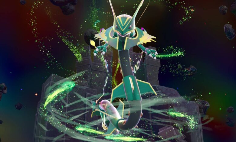 Como encontrar, lutar e capturar Mega Rayquaza no DLC Pokémon Legends ZA