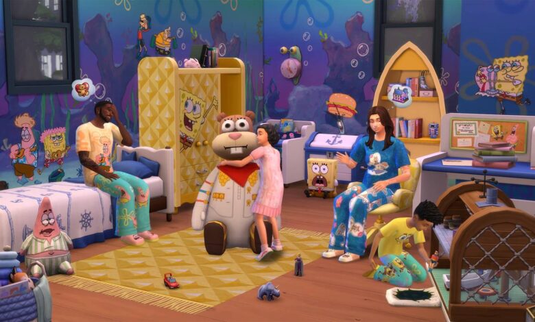 Como obter kits do Bob Esponja no The Sims 4