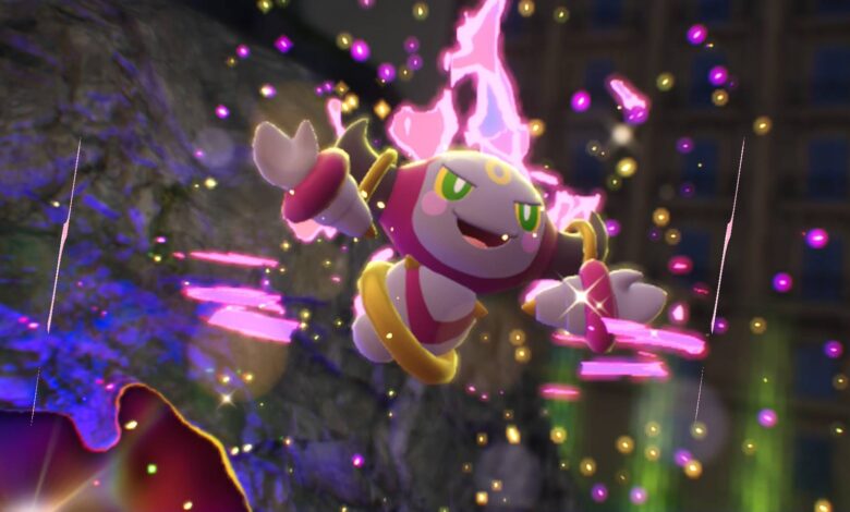 Como usar a garrafa de prisão para o formulário Hoopa Unbound em Pokémon Legends ZA Mega Dimension