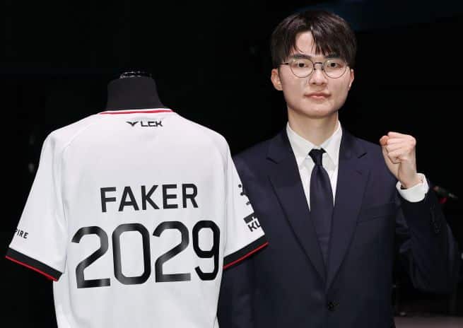 Faker em conferência de imprensa