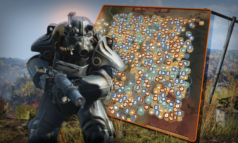 Mapa interativo do Fallout 76