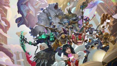 arte dos personagens de League of Legends