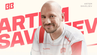 Novo CEO da equipe BetBoom, Artem 'Pioneer' Saveliev, foto de anúncio