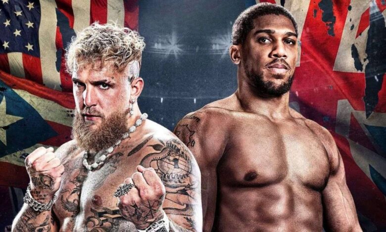Que horas é Anthony Joshua x Jake Paul?