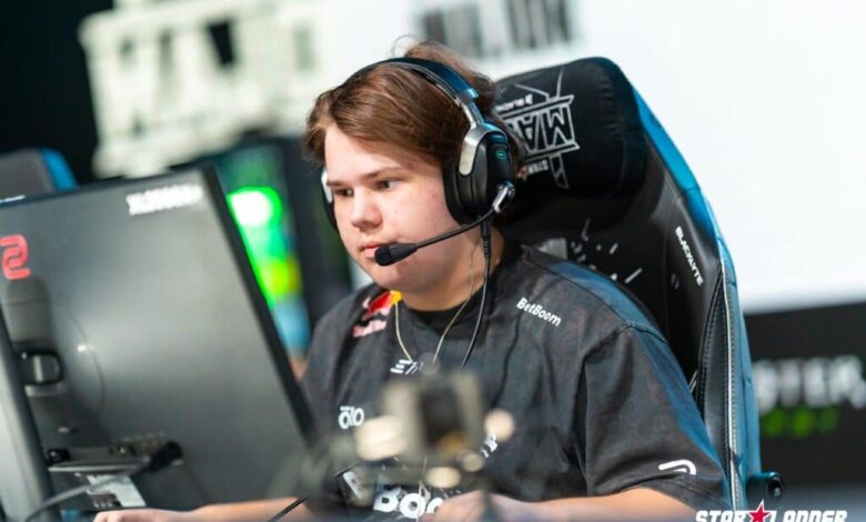 Imagem do jogador do Team Spirit Counter-Strike competindo no StarLadder Budapest Major 2025