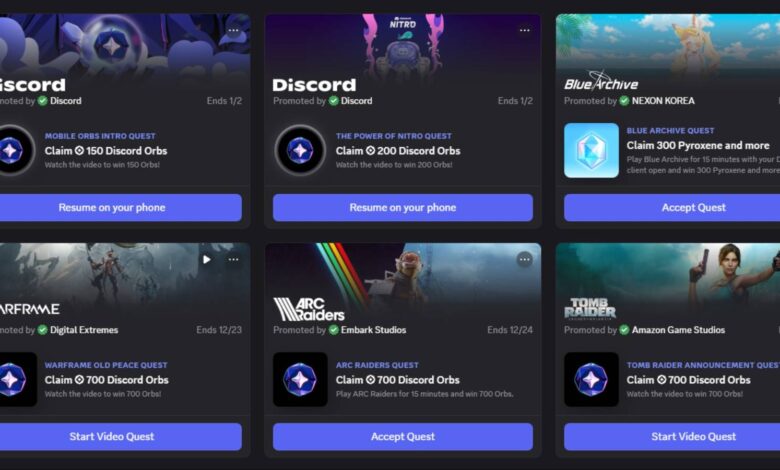 Todas as missões do Discord Orbs (e como concluí-las)