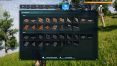 Todas as novas peças de construção na atualização Home Sweet Home do Palworld