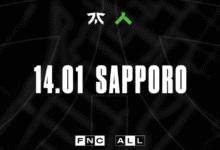 Anúncio de colaboração da Alliance e Fnatic para ALGS 2026