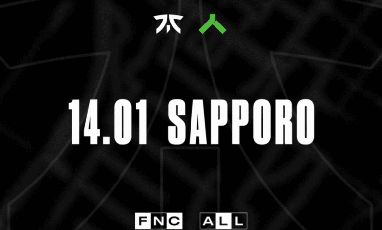 Anúncio de colaboração da Alliance e Fnatic para ALGS 2026