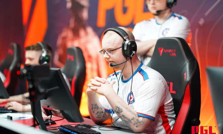Phzy, jogador de Counter-Strike do Astralis competindo no PGL Cluj-Napoca 2025 pelo Wildcard