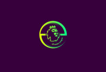 Imagem do logotipo da ePremier League em um fundo roxo