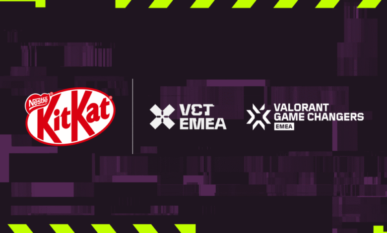 Parceria VCT EMEA Game Changers x Kitkat